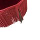 Vintage bordeaux mini armchair / children's chair with fringes
