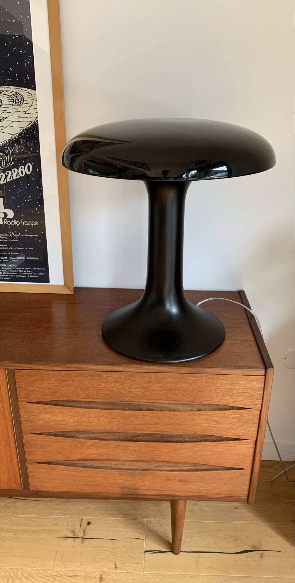 Large "Mushroom" Lamp FdC – Faïencerie de Charolles – 100% Ceramic