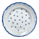Antique French Earthenware Plate from the 19th century with small blue flower motif