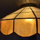 Vintage mother-of-pearl pendant light