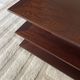 Dark wood coffee table David Lange