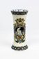 Cornet vase in fine earthenware from Gien, Renaissance decoration — late 19th century