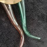 Glass wall light designed by Giuseppe Righetto for Artemide, Italy 1980.