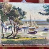 Sailing boat port