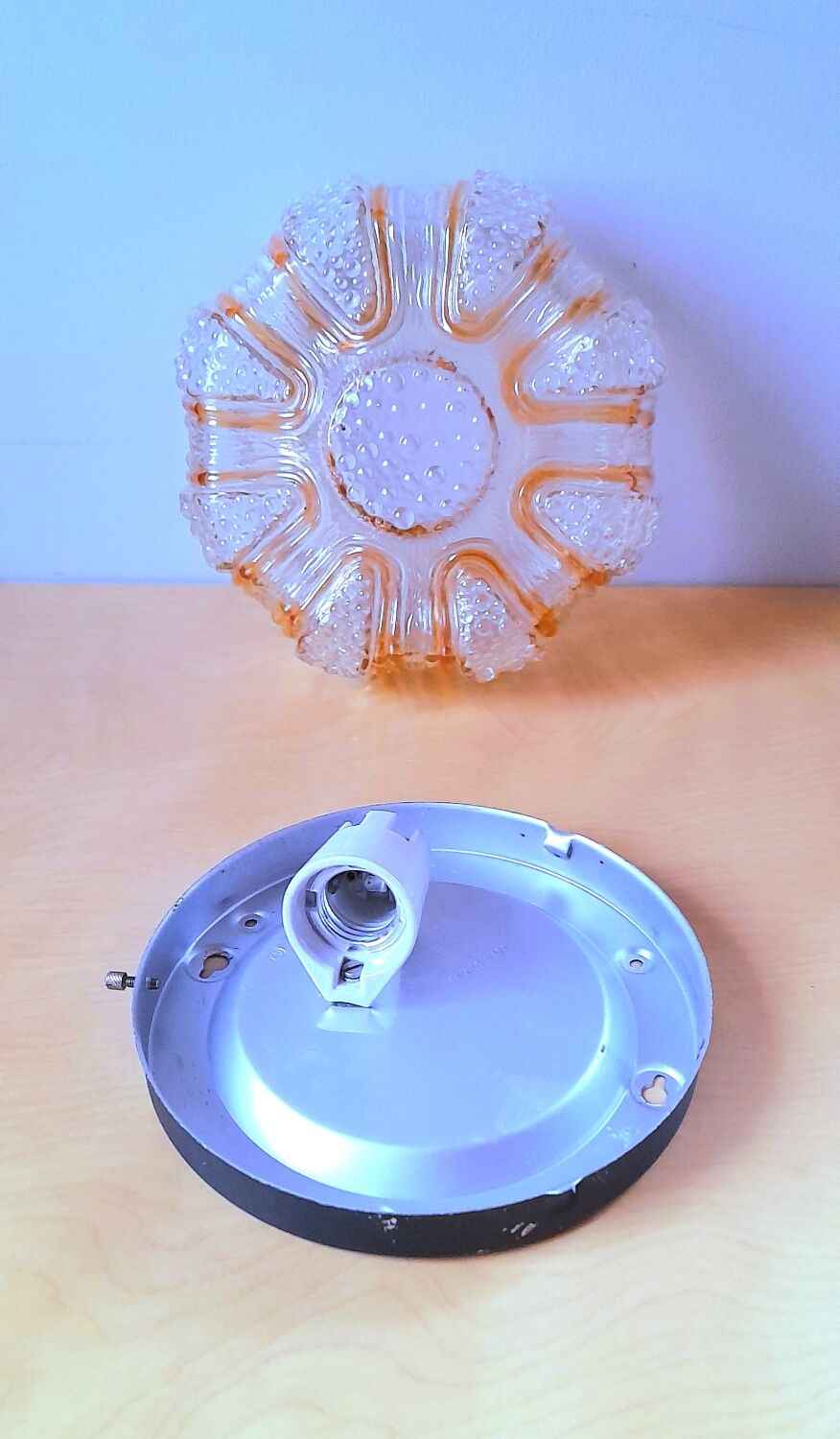Vintage sun ceiling or wall light