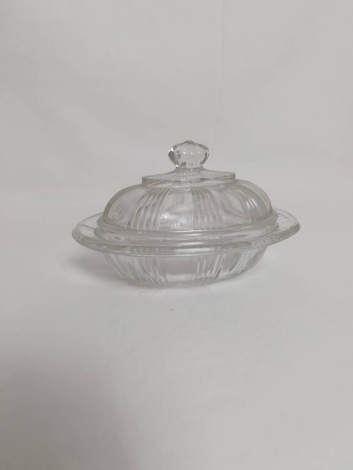 Crystal sugar bowl