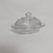 Crystal sugar bowl