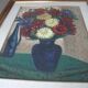 Old painting dahlias