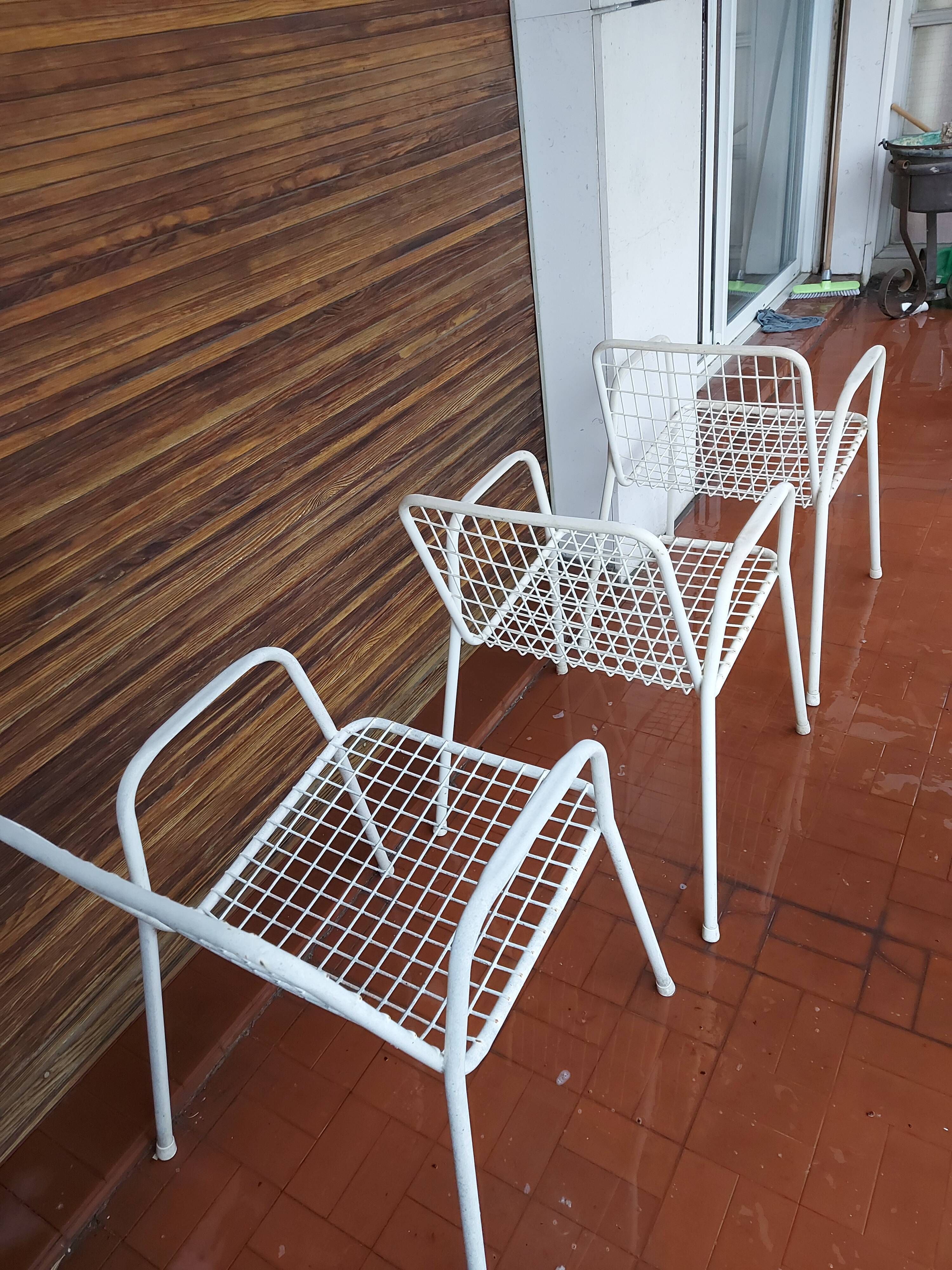 Set of 3 chairs and garden table Emu , Model Rio