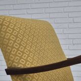 1950s, Danish design, armchair in original condition, furniture cotton/ wool fabric.