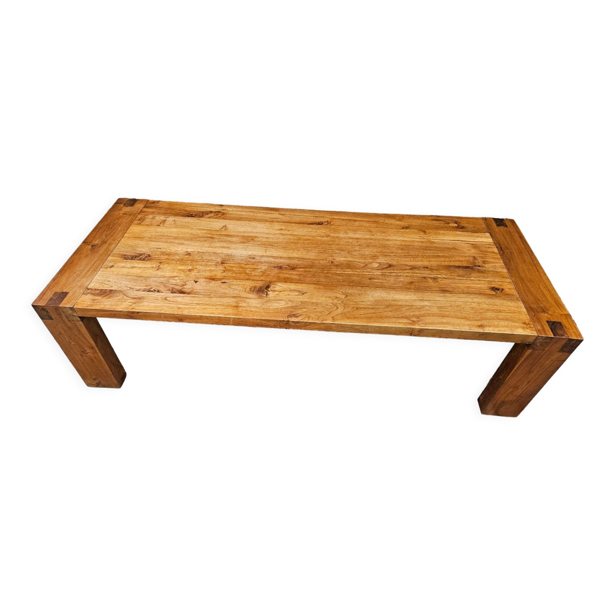 Vintage solid wood mortise and tenon coffee table