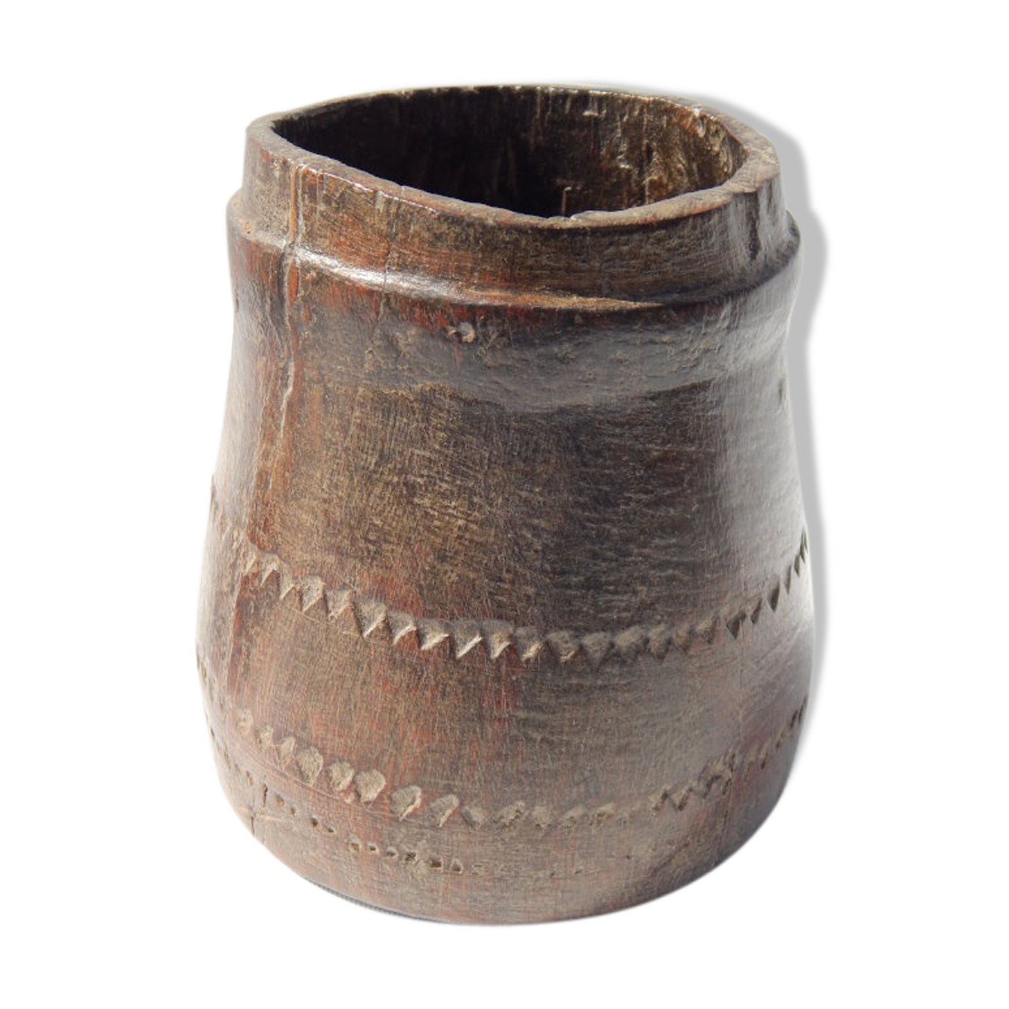 Pot measure Kerala old antique teak