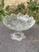 Glass bowl, vintage leaf and flower patterns