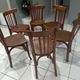 Suite of 6 chairs of Bistrot Luterma year 1950
