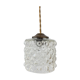 Suspension vintage en verre