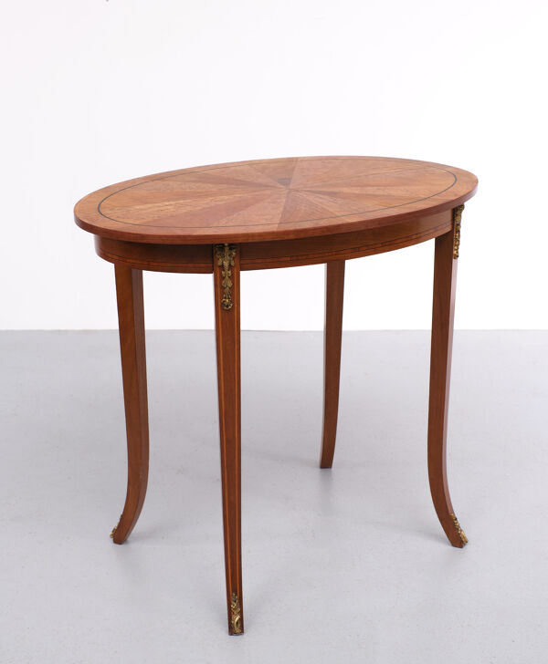 Antique oval france center table, 1870