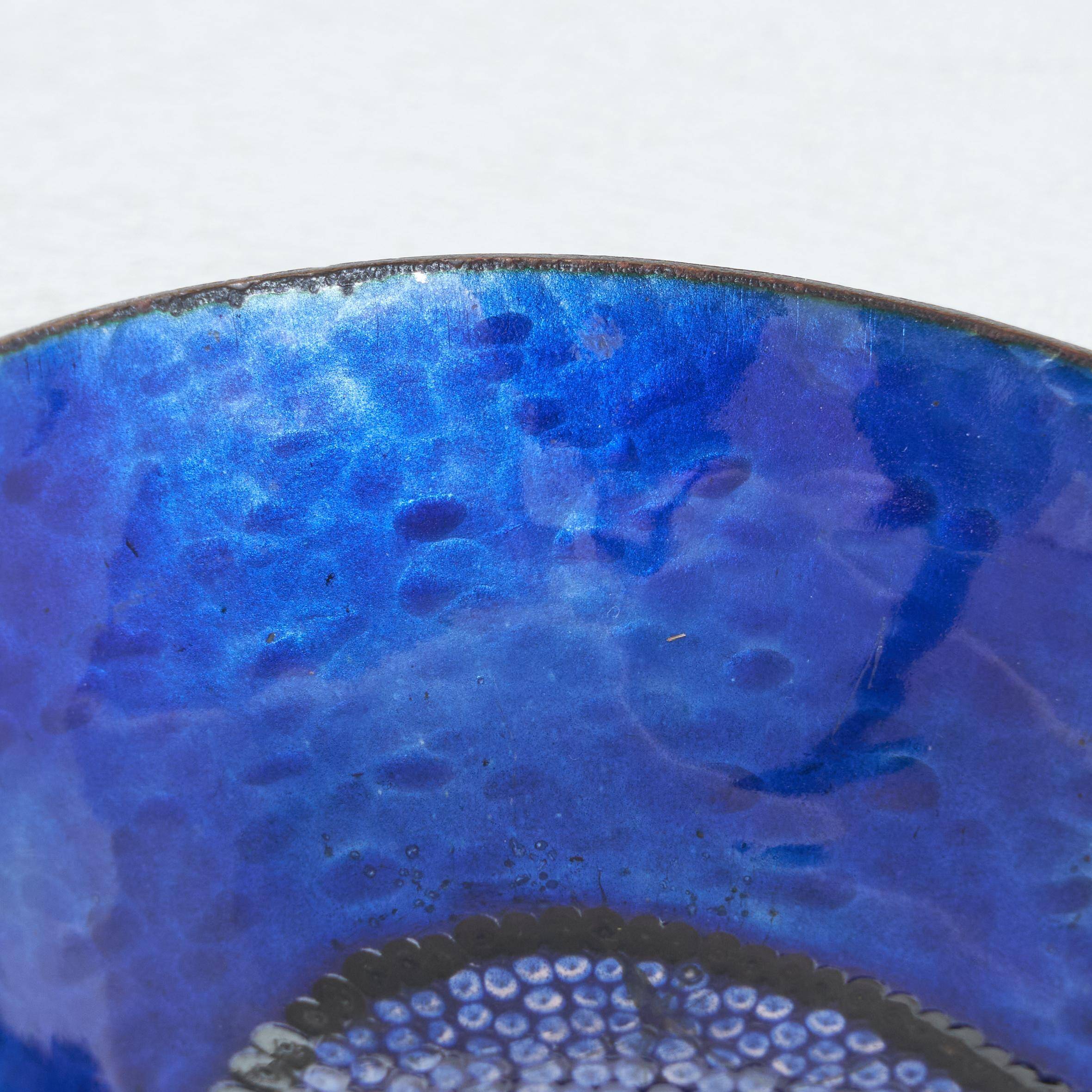 Hammered and enamelled Valenti cup from the 1960s.