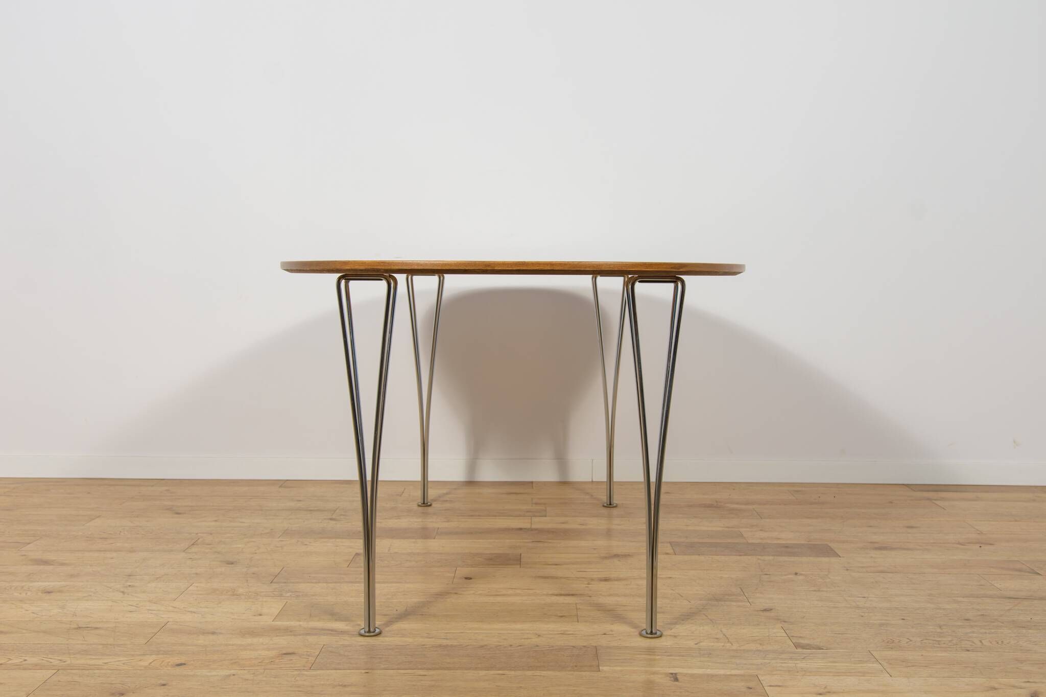 Mid-Century Superellipse Dining Table by Piet Hein & Bruno Mathsson for Fritz Hansen, Denmark, 1980s