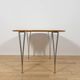 Mid-Century Superellipse Dining Table by Piet Hein & Bruno Mathsson for Fritz Hansen, Denmark, 1980s