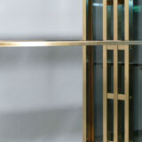 Brass laced library shelf by Kim Moltzer 1970
