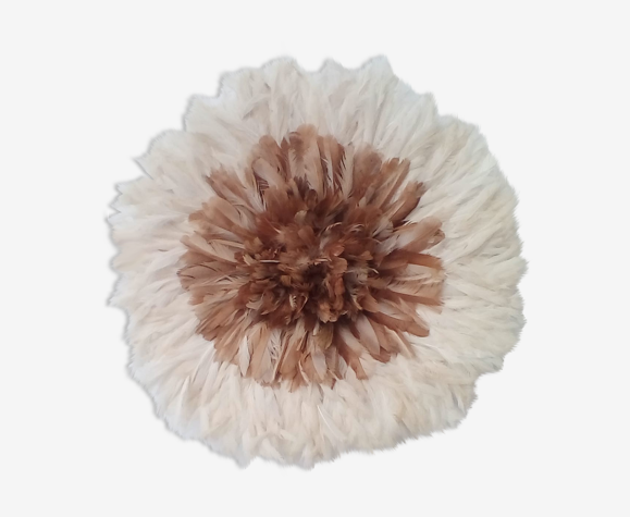 Juju hat beige contour blanc de 60 cm