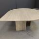 Vintage travertine coffee table, 1970s