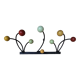 Wall coat rack 50s, colored balls