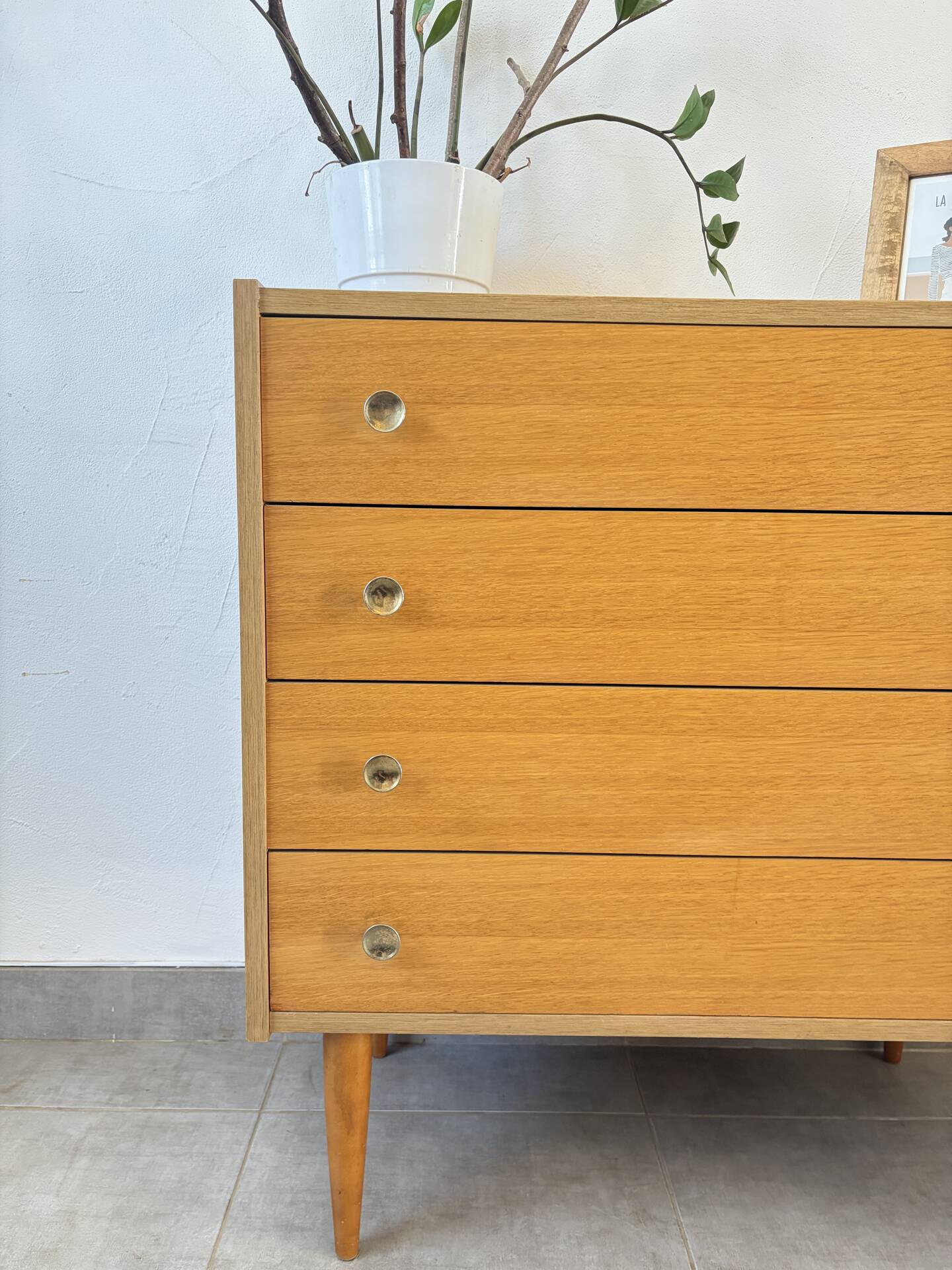 Vintage Scandinavian commode from the 1960s.