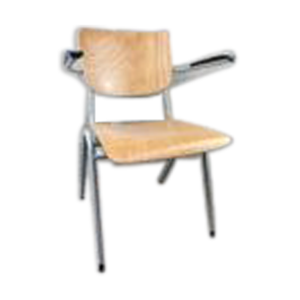 Chaise accoudoirs école