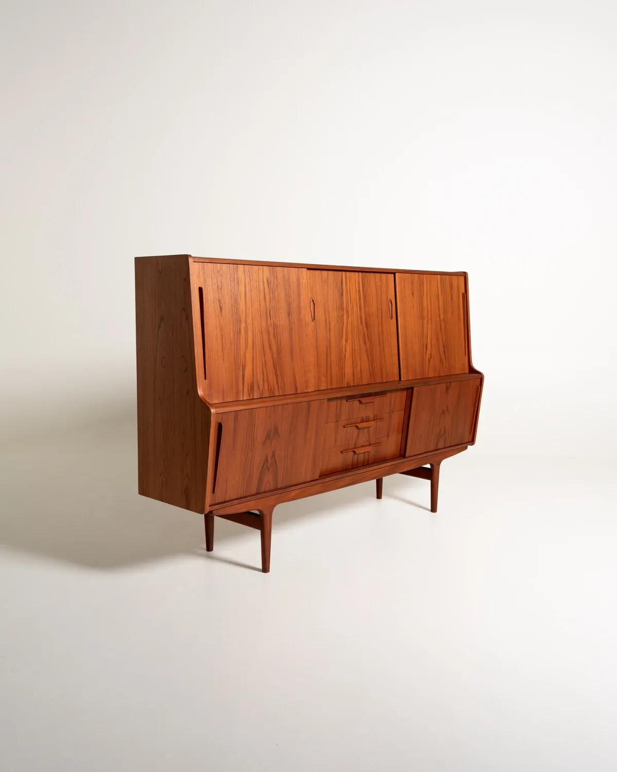 Danish Teak Highboard, 1960s