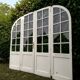 Oak arched bay window door H219xW267,5 small tiles