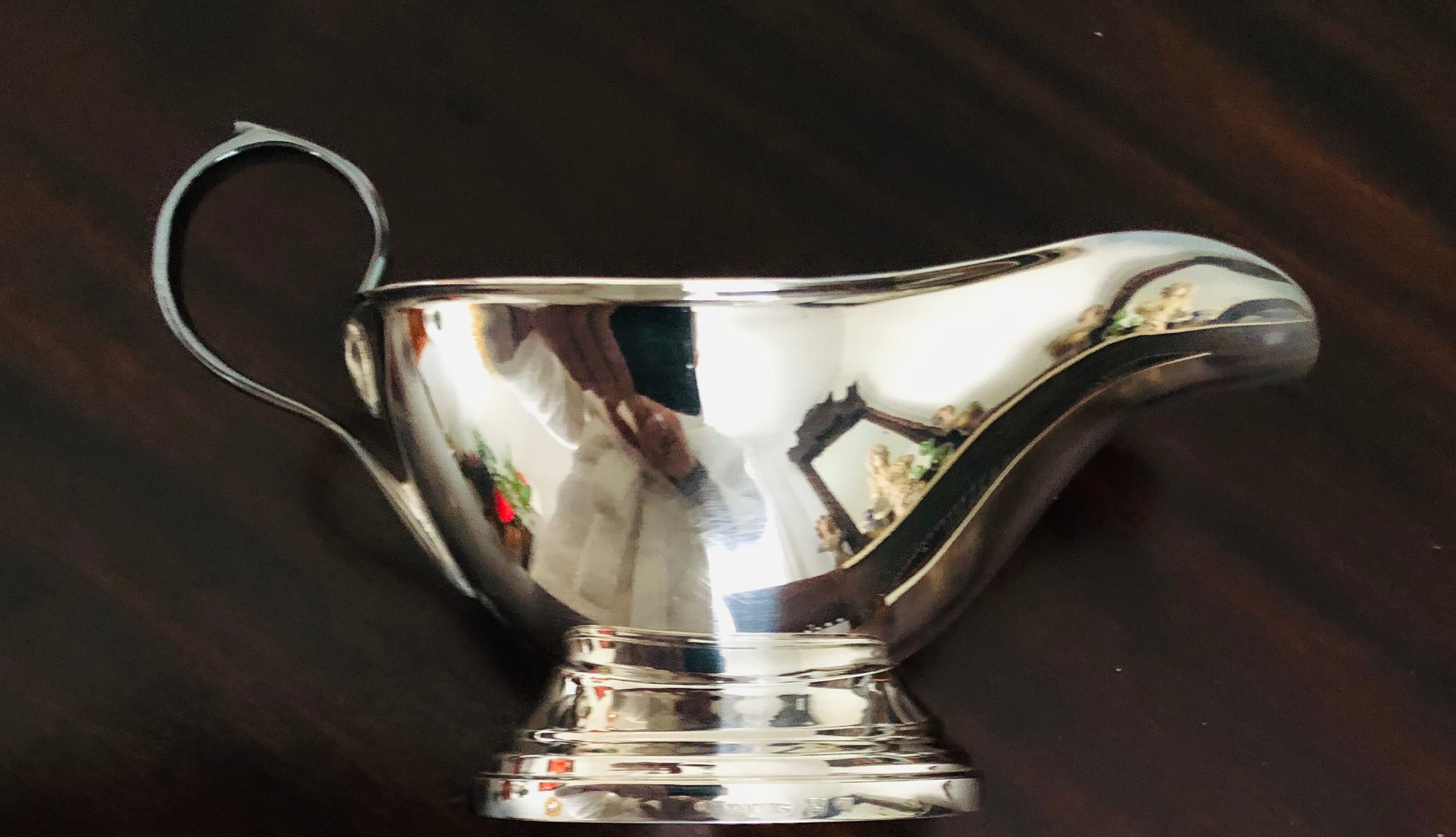 Ercuis silver metal sausage