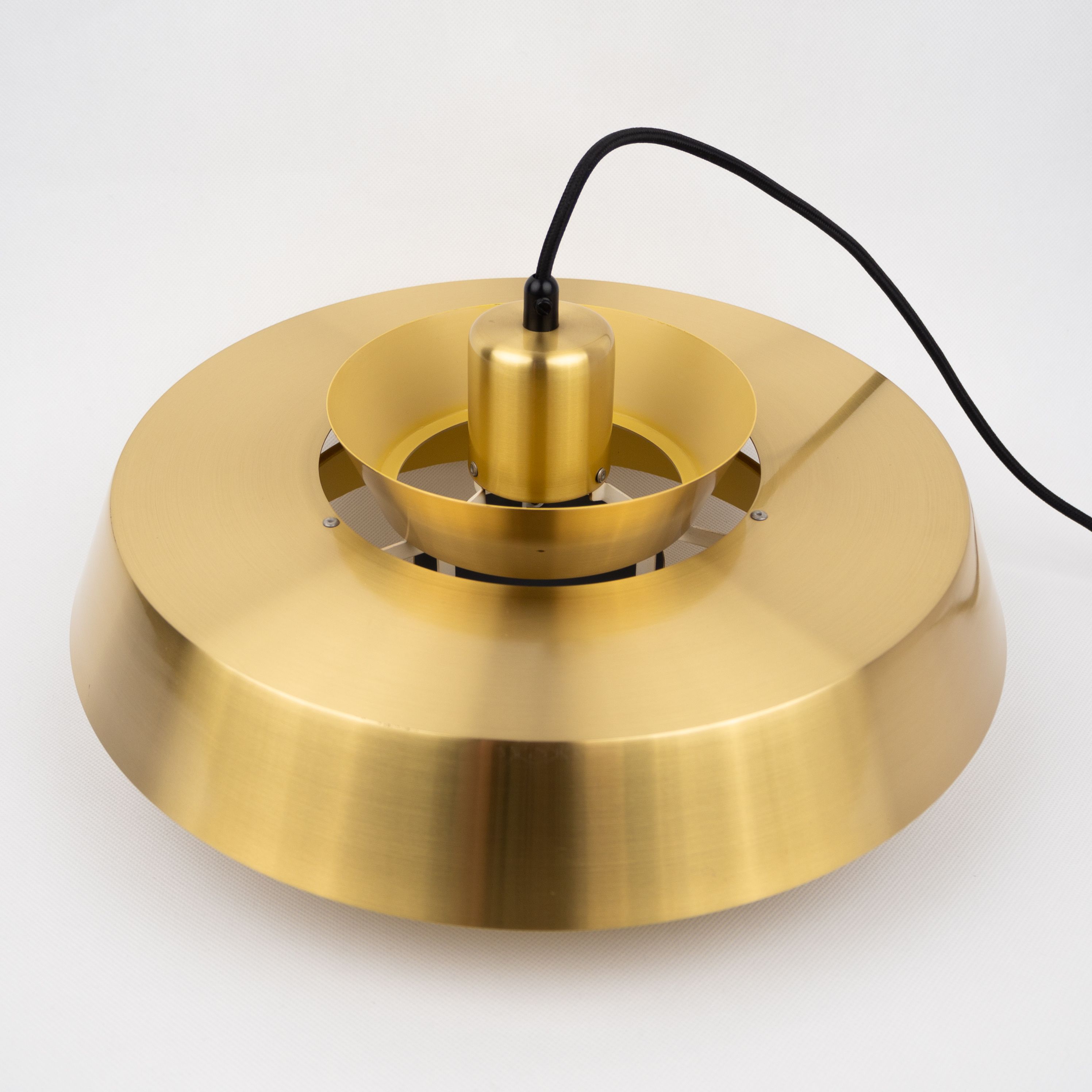 Pair of vintage pendants Nova by Jo Hammerborg, Fog og Mørup, Denmark, 1963