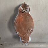 18th century Nevers earthenware holy water font