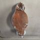 18th century Nevers earthenware holy water font