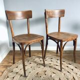 Lot of 4 chairs bistro Thonet