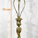 Lampe en Bronze Doré, Art Nouveau – Fin XIXe
