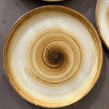 Set of 4 flat plates signed Longchamp