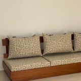 Banquette murale années 1970