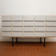Furniture metier island lacquered 20x drawers, 1950s