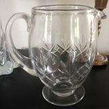 Chiseled glass 1 pitcher l