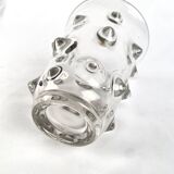 Picot vase, glass, 70s, space age