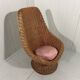 Vintage wicker chair 1970's