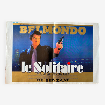 Original cinema poster "Le Solitaire" Jean-Paul Belmondo 37x54cm 1987
