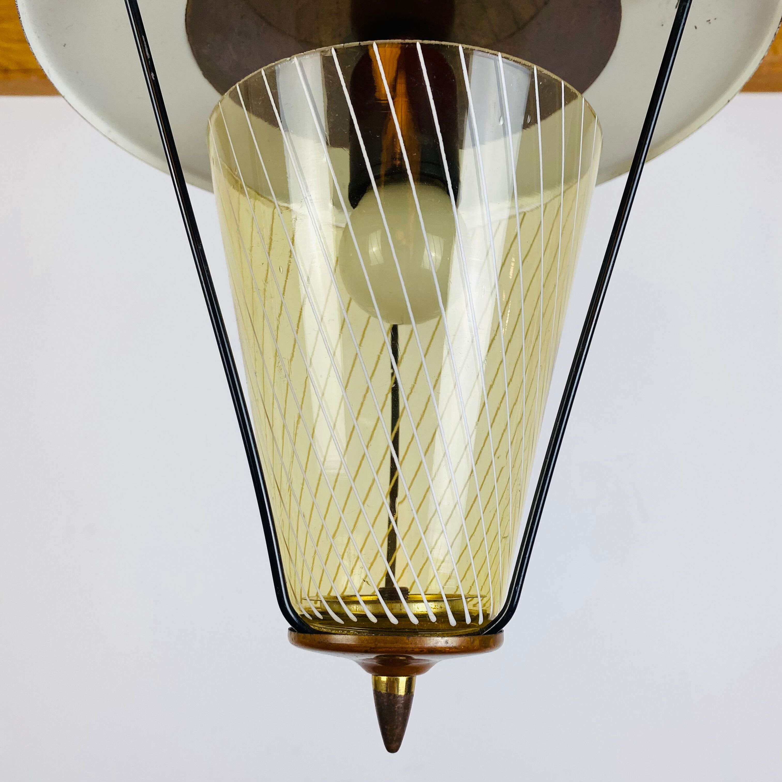 50s lantern pendant light