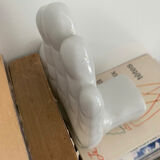 Vintage bookends in the shape of ceramic hands