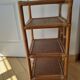 Small vintage rack in rattan