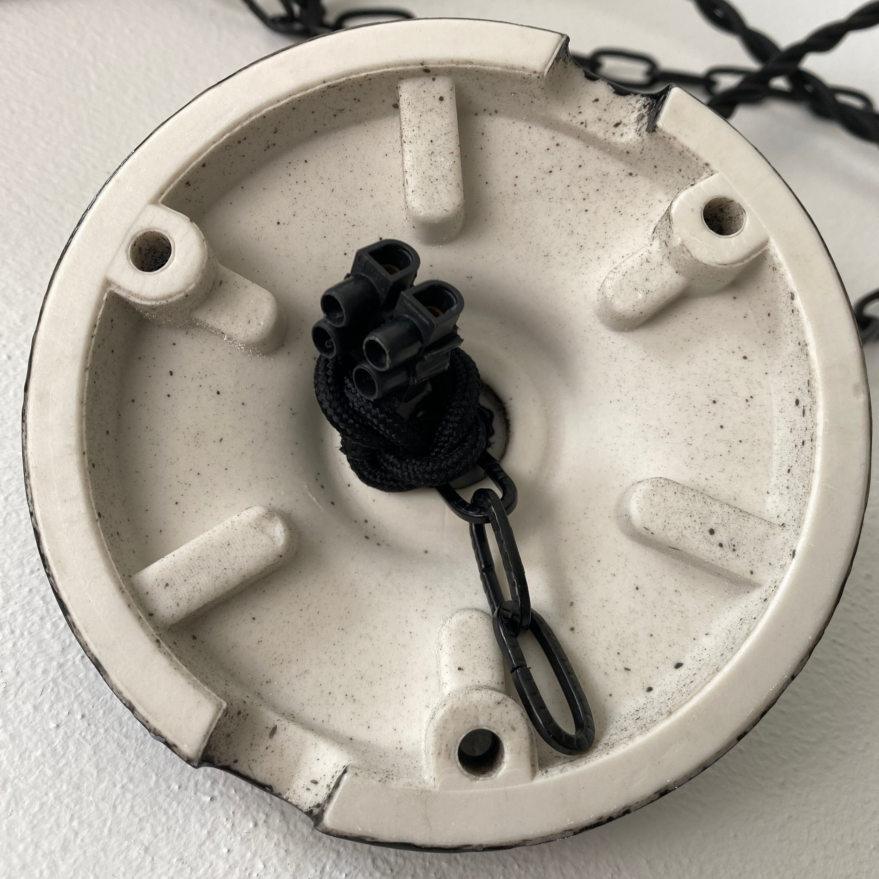 Old industrial hanging lamp