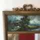 Trumeau / miroir en bois