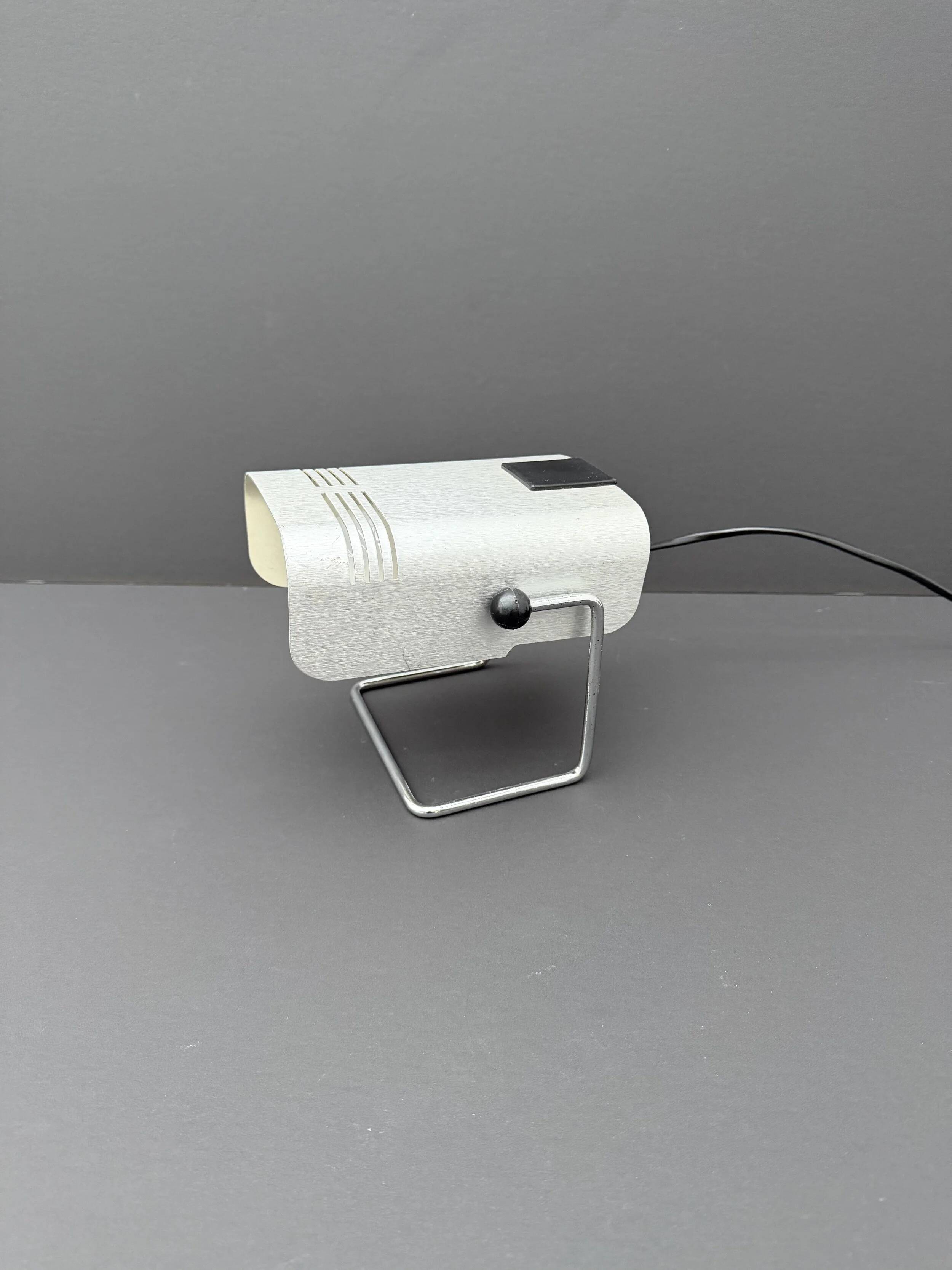 Adjustable lamp by Targetti in metal, Italy 1970.